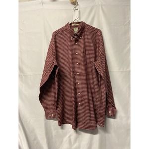 LL Bean Button Down Up Shirt Casual Dress Wrinkle Resistant XL Tall OMT79